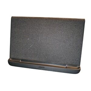 Anker PowerWave 10 Dual Wireless‎ Charging Pad Stand Gray Fabric A2571 with Plug